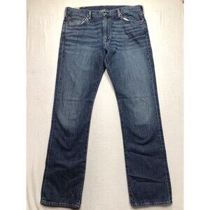 POLO Ralph Lauren Hampton Jean Men 40x36 (38/36 tag) Straight Whiskered